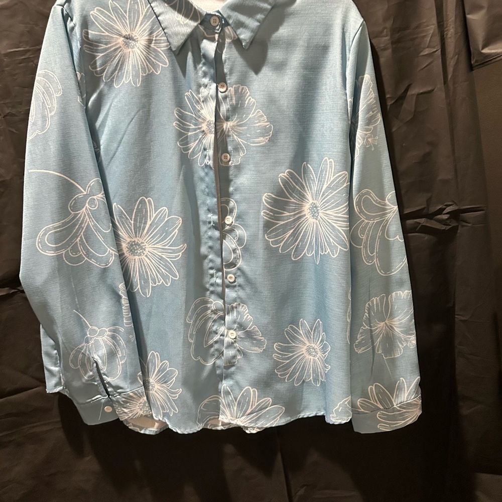 Floral Button-Up Shirt
